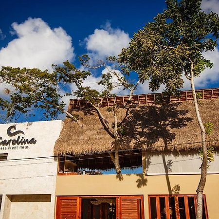 Hotel Carolina Bacalar Bagian luar foto