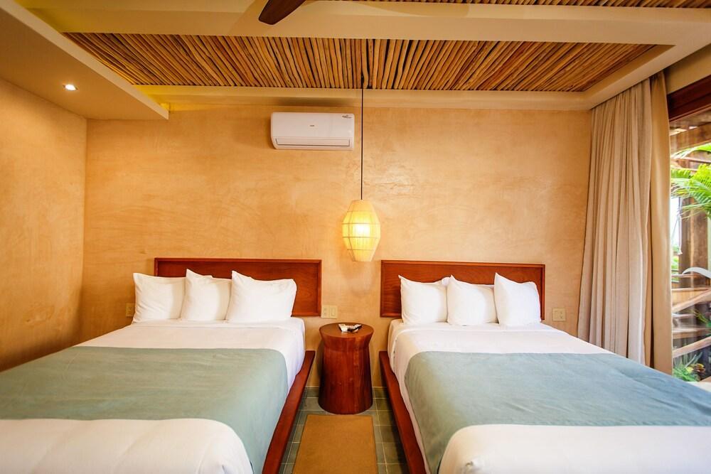 Hotel Carolina Bacalar Bagian luar foto