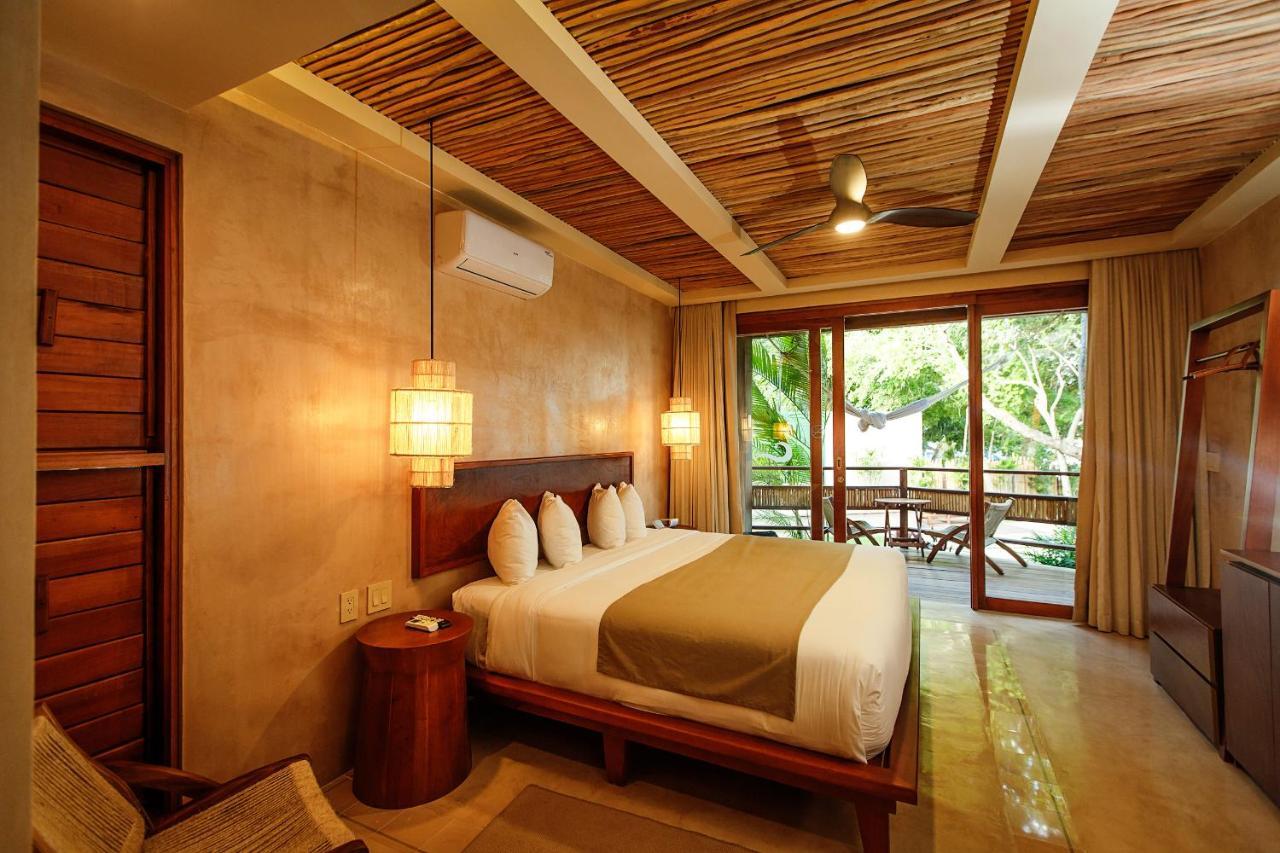 Hotel Carolina Bacalar Bagian luar foto
