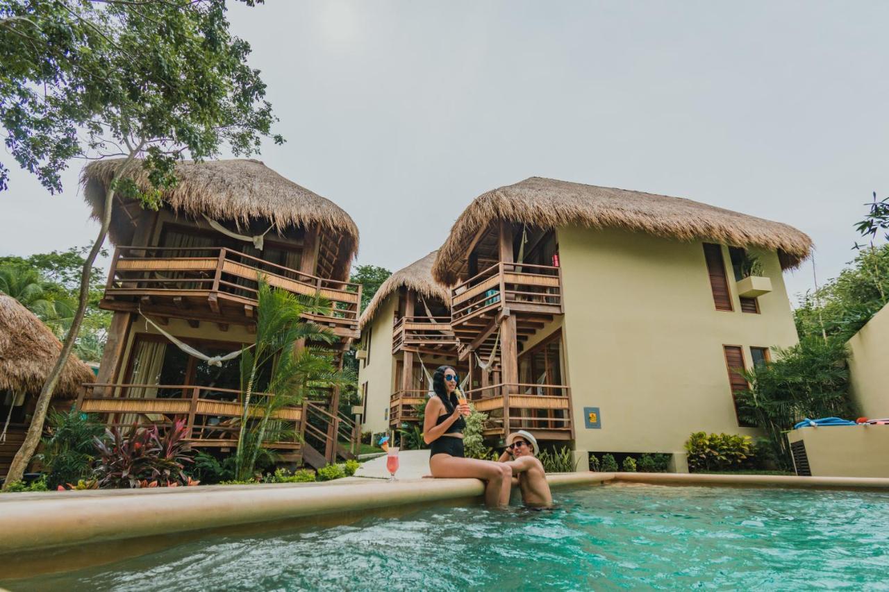 Hotel Carolina Bacalar Bagian luar foto