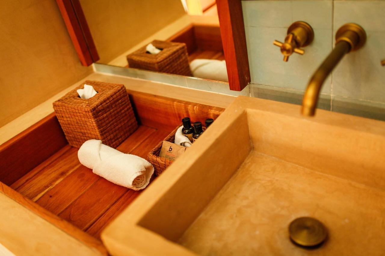 Hotel Carolina Bacalar Bagian luar foto