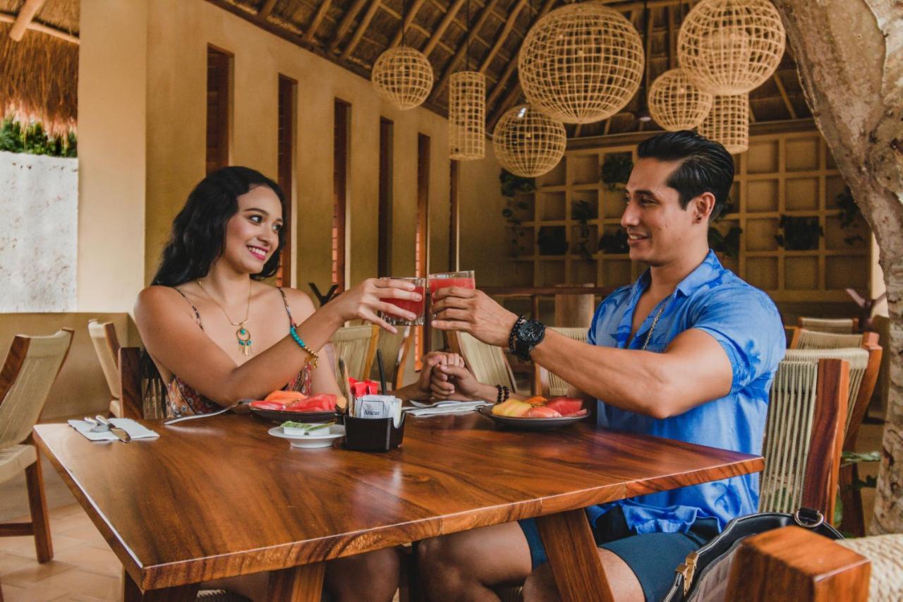 Hotel Carolina Bacalar Bagian luar foto