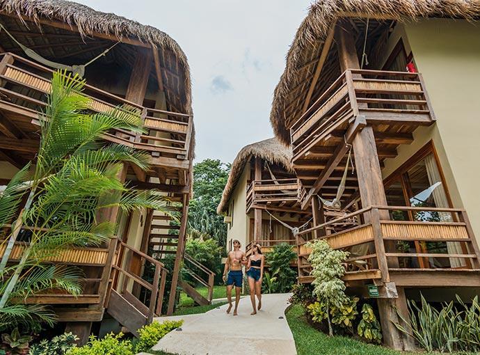 Hotel Carolina Bacalar Bagian luar foto